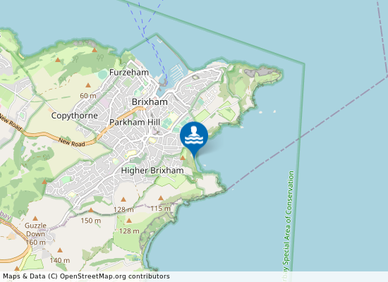 Brixham St Mary\'s Bay on the map