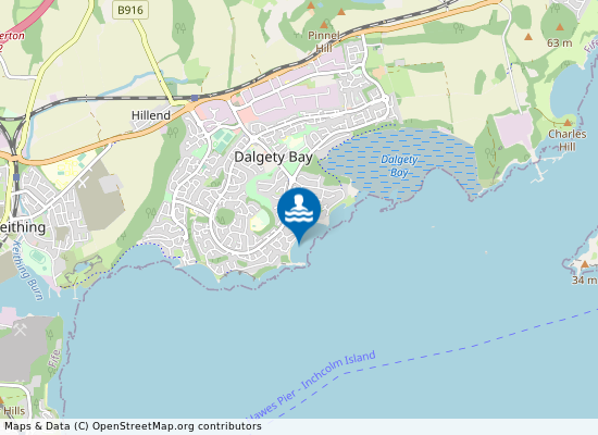 Dalgety Bay on the map