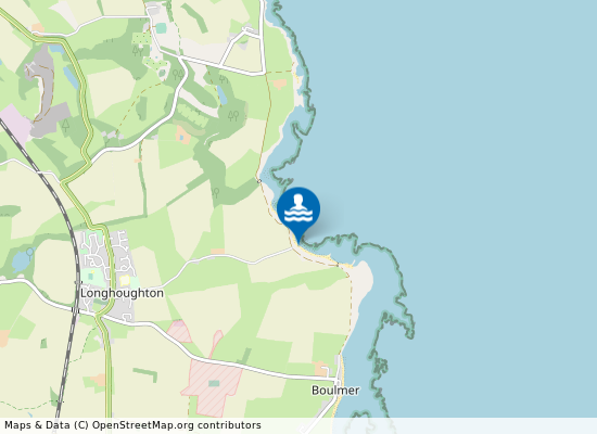 Longhoughton Steel Beach on the map