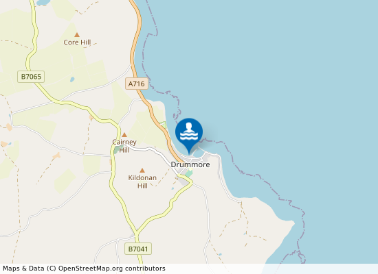 Drummore Beach on the map