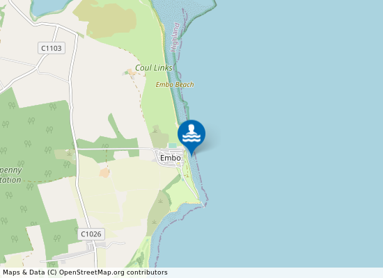 Embo Beach on the map