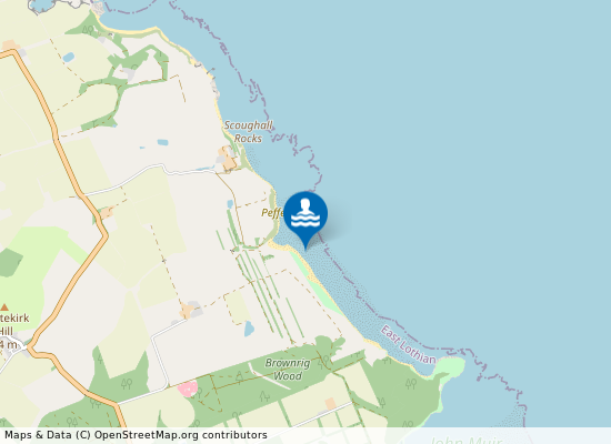 Peffersands on the map