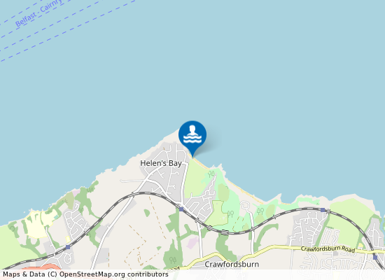 Helen\'s Bay on the map