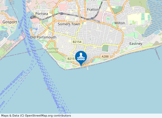 Southsea East on the map