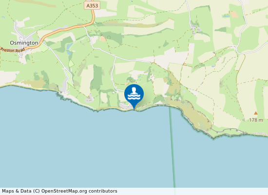 Ringstead Bay on the map