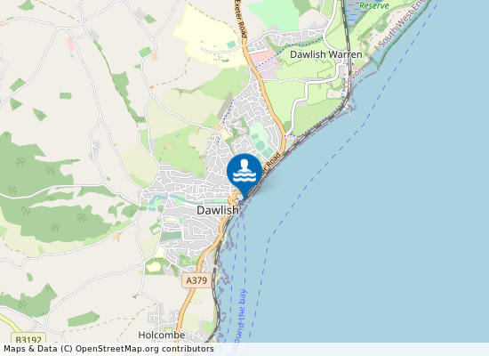 Dawlish Town on the map