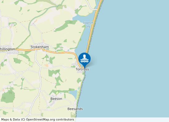 Slapton Sands Torcross on the map