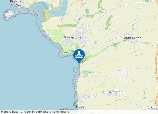 Thurlestone South on the map