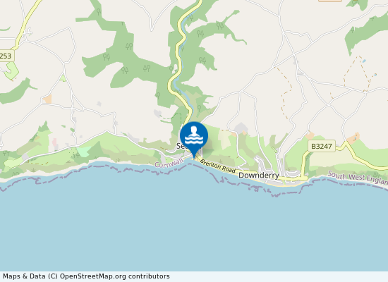 Seaton (Cornwall) on the map