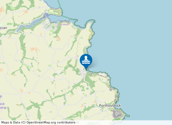 Porthallow on the map