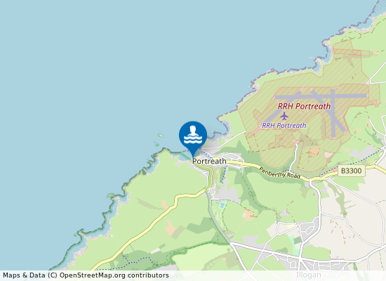 Portreath on the map