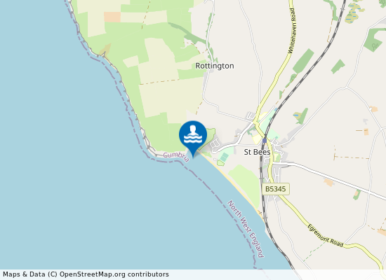 St Bees on the map