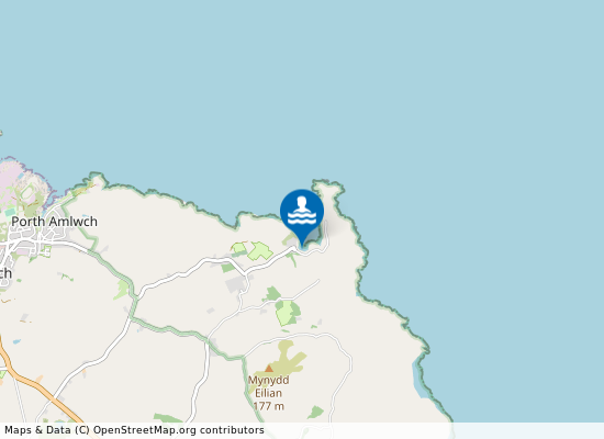 Amlwch Beach on the map