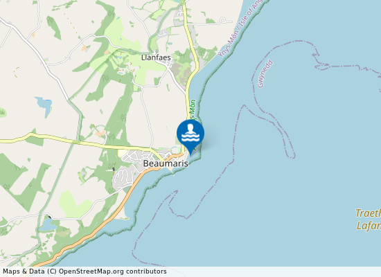 Beaumaris Beach on the map