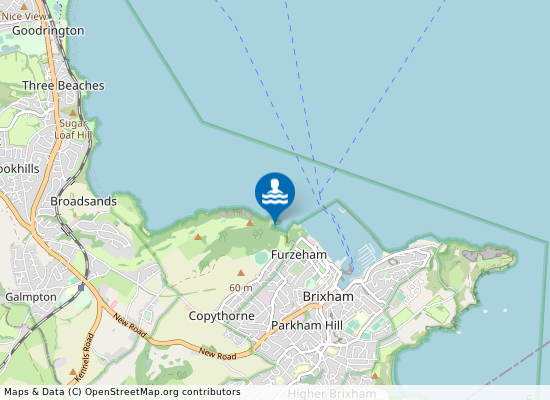 Churston Cove on the map