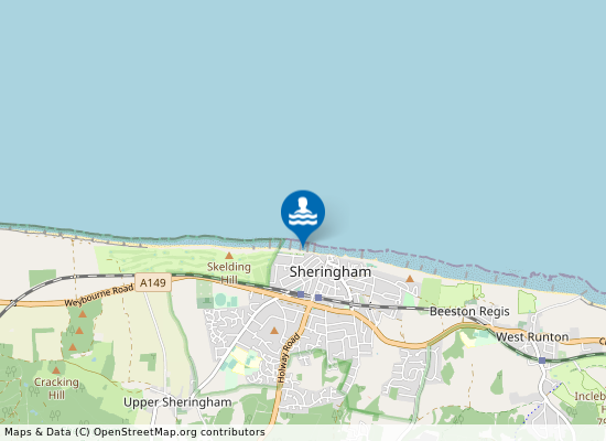 Sheringham on the map