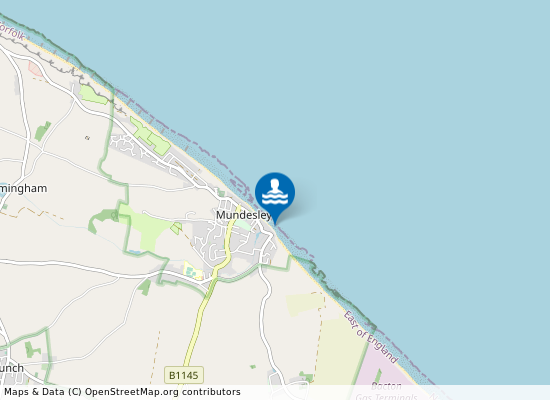 Mundesley on the map